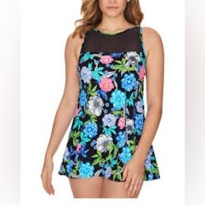 SWIM SOLUTIONS SWIMDRESS/SWIMSUIT SZ 12